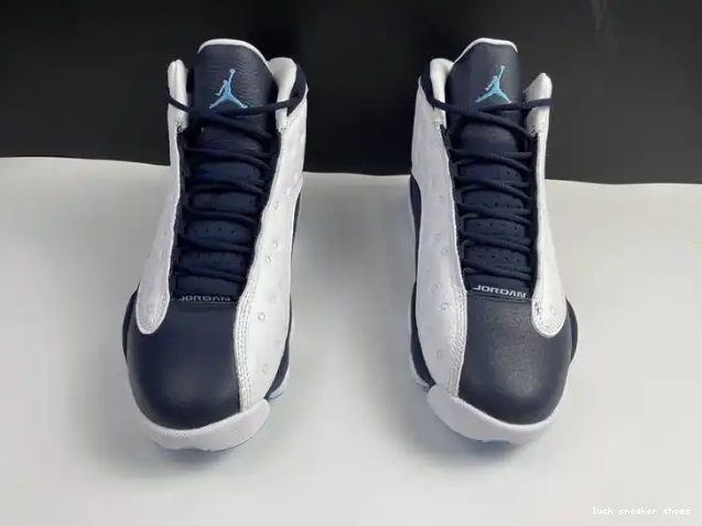 Rep LUCY 13 Powder Dark Blue Air Jordan 414571-144 0506